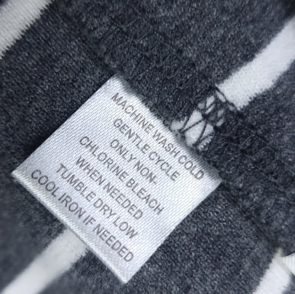 Loft Grey White Striped Blazer Sz S - Picture 12 of 13